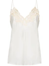 La Perla Maison Floral Lace Camisole In White