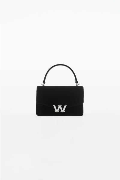 Alexander Wang W Legacy Mini Satchel In Velvet In Black
