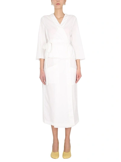 Maison Margiela Women's White Cotton Dress