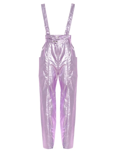 Isabel Marant Gilekla Tapered Trousers In Purple