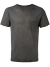 Massimo Alba Pocketed T-shirt In Grey