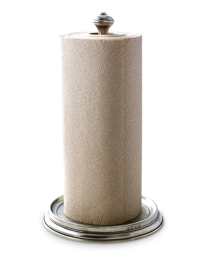 Match Paper Towel Holder In Pewter