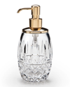 Labrazel Marie Clear Pump Dispenser, Gold In Polished Gold