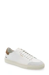 Axel Arigato Clean 90 Triple Sneaker In White/ Leopard Print/ Cremino