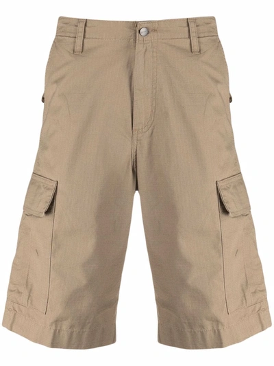 Carhartt Knee-length Straight-leg Shorts In Nude