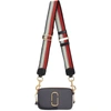 Marc Jacobs Womens Cylinder Grey Multi Snapshot Leather Cross-body Bag In Cylinder Gray Multi/gold