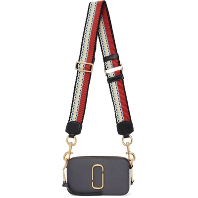 Marc Jacobs Womens Cylinder Grey Multi Snapshot Leather Cross-body Bag In 024 Cylinder Grey Mu