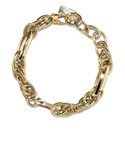 Lauren Rubinski 14k Yellow Gold Small Mixed Link Bracelet