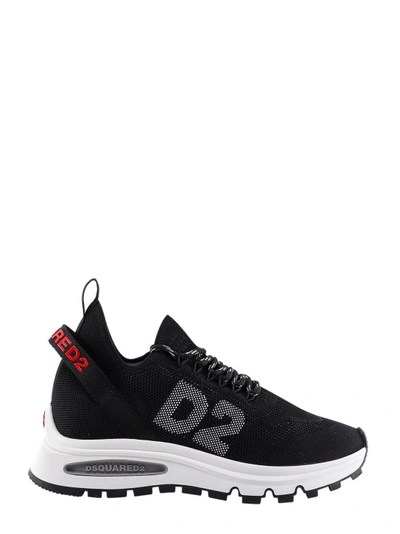 Dsquared2 Technical Fabric Run Ds2 Sneaker In Black
