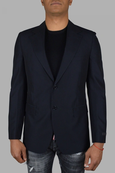 Prada Suit Jacket In Blue
