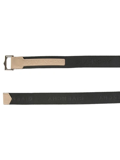 Givenchy Webbing Belt In Black