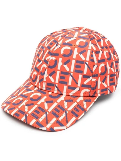 Kenzo Men's Orange Polyester Hat