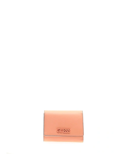 Guess Women's Pink Leather Wallet