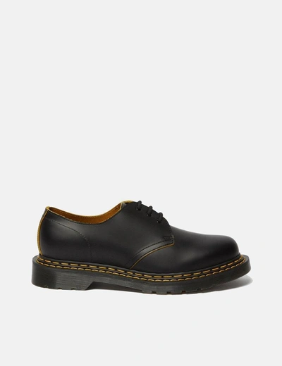 Dr. Martens 1461 Double Stitch Shoe (26101032) - Black/yellow