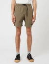 Gramicci Shell Pack Shorts In Ash Olive