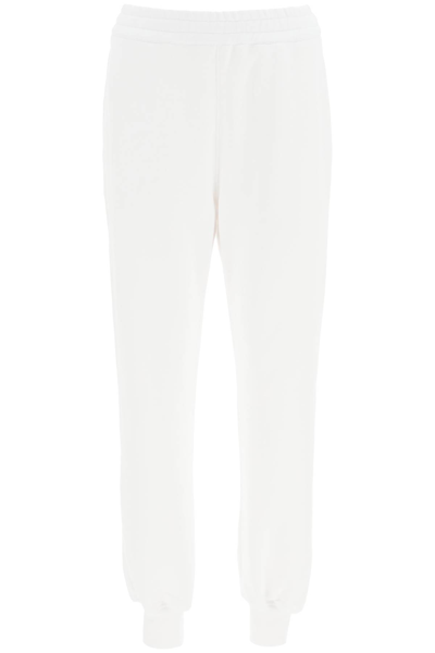 Alexander Mcqueen Graffiti Logo Print Joggers In White