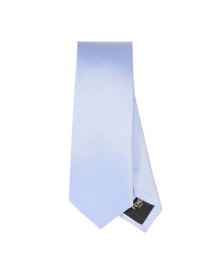 Fendi Tie Tie Men  In Gnawed Blue