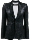 Dsquared2 Glitter Single Breasted Blazer In Blue