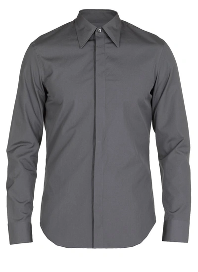 Maison Margiela Classic Long Sleeve Shirt In Grey