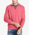 Polo Ralph Lauren Men's Jersey Half-zip Pullover In Salmon Heather