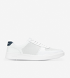Cole Haan Men's Grand Crosscourt Modern Perf Sneaker Men's Shoes In Optic White Perforated-peacock