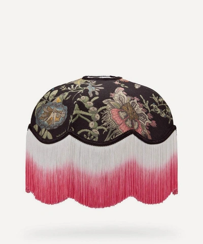 House Of Hackney Flora Fantasia Jacquard Tilia Lampshade In Black