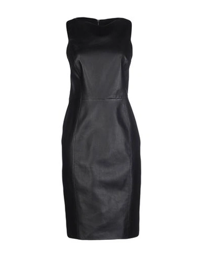 Emporio Armani Knee-length Dress In Black | ModeSens