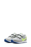 Nike Md Valiant Little Kids' Shoes In Grey Fog,game Royal,white,volt