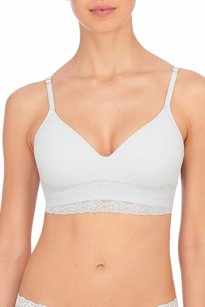 Natori Bliss Perfection Contour Soft Cup Wireless Bra (32d) In Baby Blue