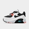 Nike Air Max 90 Baby/toddler Shoes In Black/white/black