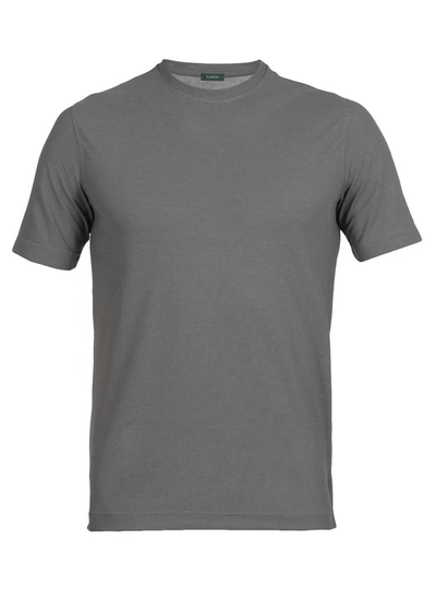 Zanone T-shirts And Polos Grey