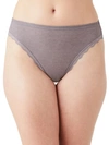 B.tempt'd By Wacoal Innocence High Cut Briefs In Shark