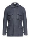Boglioli Coats In Dark Blue