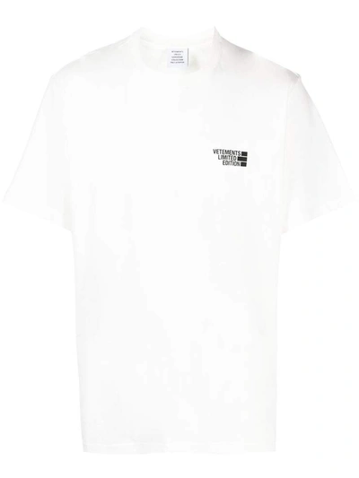 Vetements T-shirts And Polos White