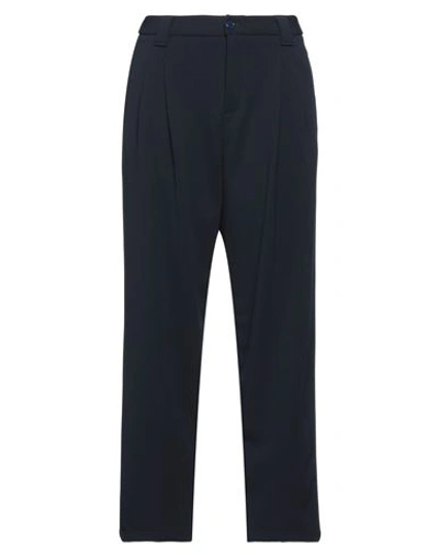 Merci .., Woman Pants Midnight Blue Size 4 Polyester, Viscose, Elastane