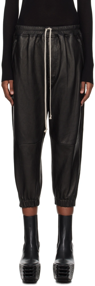 Rick Owens Cropped Pants In Black