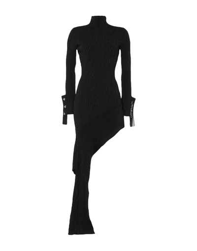Off-white Woman Mini Dress Black Size 4 Viscose, Polyamide, Polyester, Polyurethane