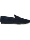 Tod's 'gommino' Driving Shoes In Blue