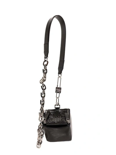 Givenchy Pandora Cube Pouch In Black