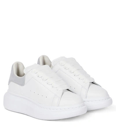 Alexander Mcqueen Kids' Oversize Sneakers In White