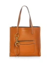Marc Jacobs The Bold Grind East/west Leather Tote In Saddle/gold