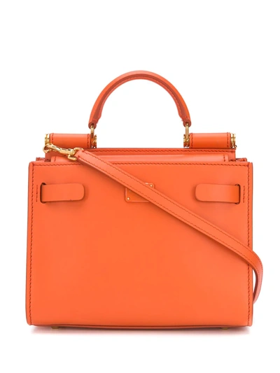 Dolce & Gabbana Sicily 62 Shoulder Bag In Orange