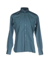 Lanvin Solid Color Shirt In Deep Jade