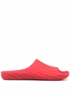 Camper Open-toe Slip-on Slides In Red