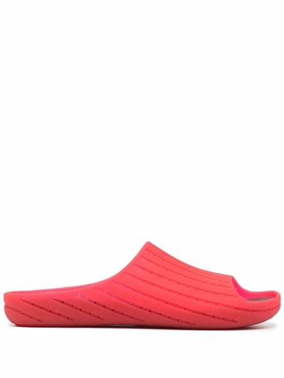 Camper Open-toe Slip-on Slides In Red