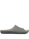 Camper Men's Wabi Perforated Transparent Slippers In Medium Gray