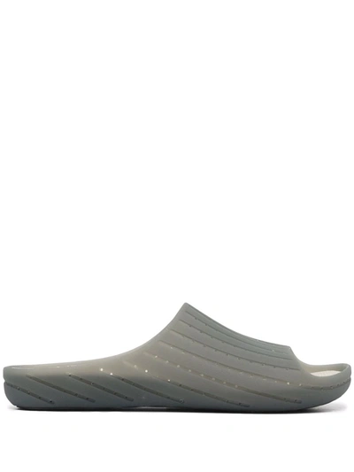 Camper Men's Wabi Perforated Transparent Slippers In Grey