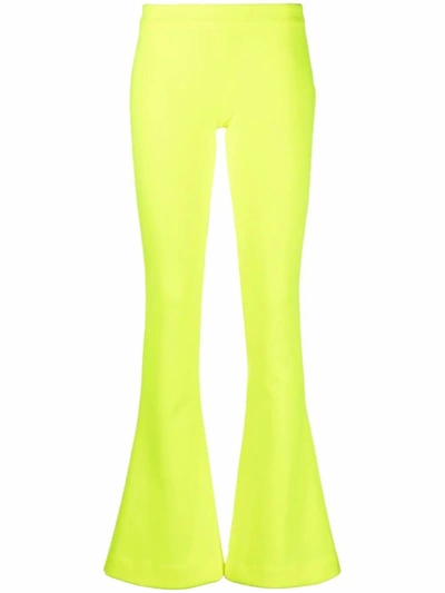 Balmain Women's Vf0pp035x4671kb Yellow Polyester Pants