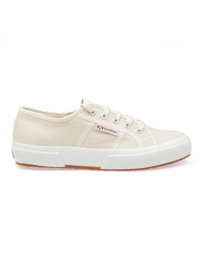 Superga Women's Beige Cotton Sneakers