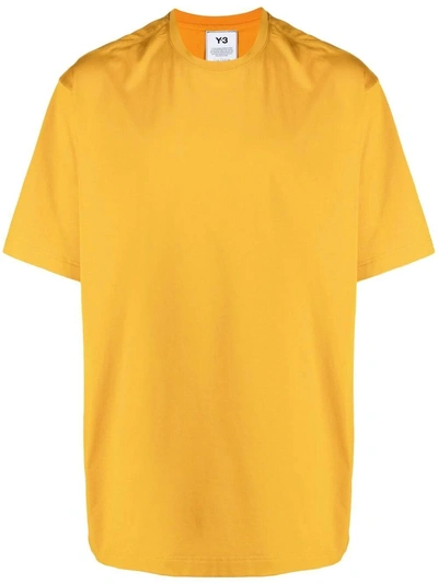 Adidas Y-3 Yohji Yamamoto Men's Yellow Cotton T-shirt